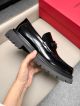 Ferragamo Man Black Calfskin Business Leather Shoes 0428119 (6)_th.jpg